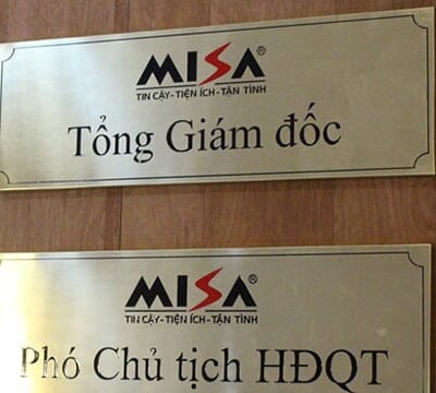 Bảng Hiệu Inox