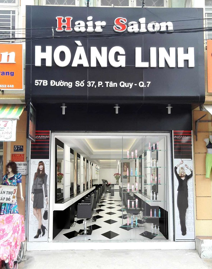 bảng hiệu salon tóc